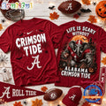 Alabama Crimson Tide 2026 NCAA Halloween New Design 3D Shirt
