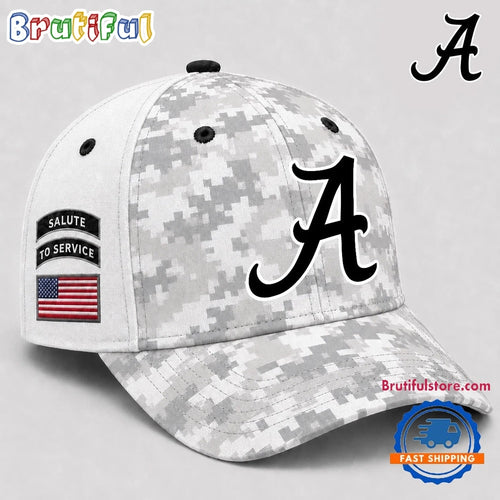 Alabama Crimson Tide 2026 NCAA Veterans Salute To Service Camo Classic Cap