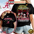 Alabama Crimson Tide NCAA All I Want For Christmas Peanuts 2025 Black Shirt