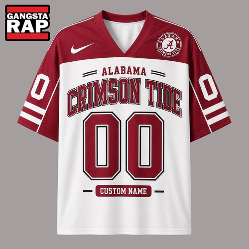 Alabama Crimson Tide NCAA College Team Pride Personalized Football jersey