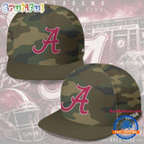 Alabama Crimson Tide NCAA Field Ops Camo Snapback Cap