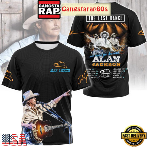 Alan Jackson The Last Dance One More For The Road Unisex T-Shirt