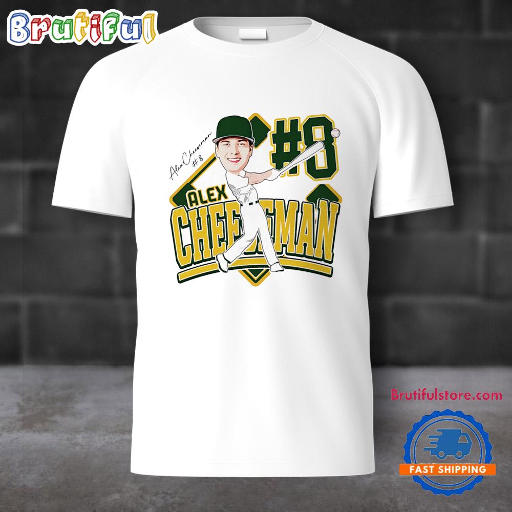 Alex Cheeseman Uab Baseball Caricature ’25 T Shirt