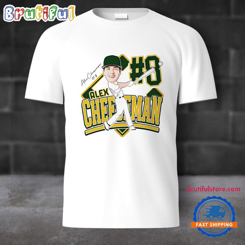 Alex Cheeseman Uab Baseball Caricature ’25 T Shirt