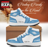 Alex Warren’s Little Orphan Alex Tour 2026 Blue Air Jordan 1 Shoes , Music Air Jordan 1 Shoes