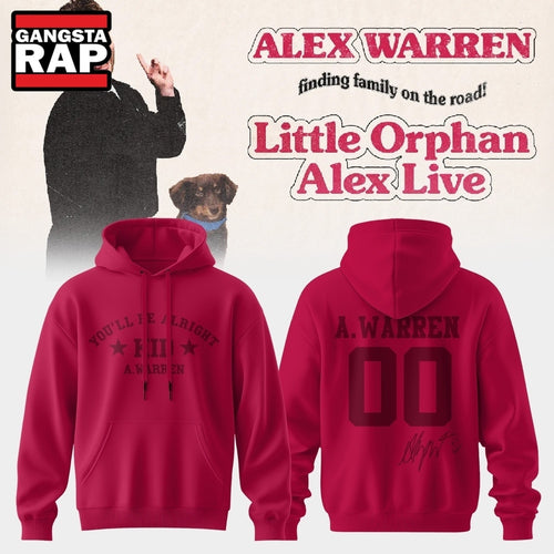 Alex Warren’s Little Orphan Alex Tour 2026 Pesonalized Hoodie T-Shirt