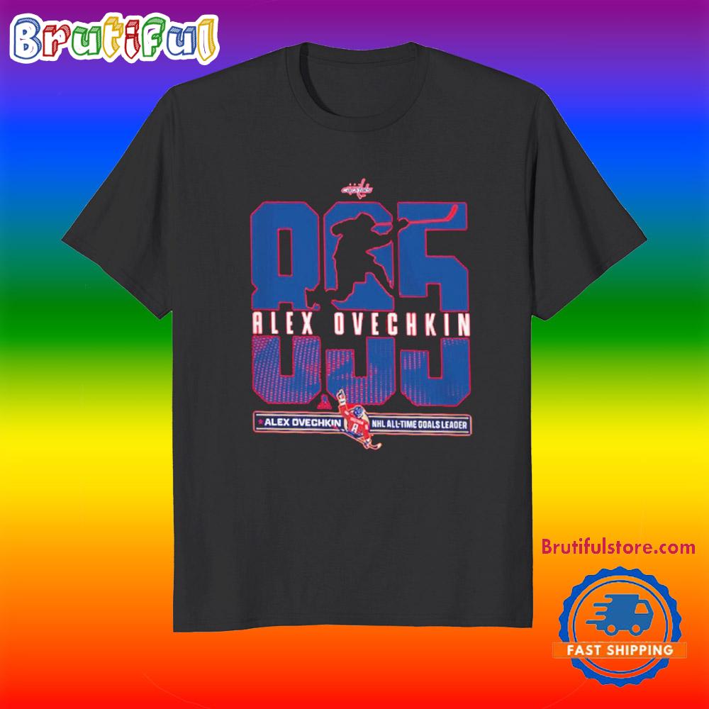 Alexander Ovechkin Washington Capitals NHL All-Time Leading Goal Scorer New T Shirt
