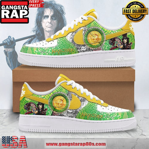 Alice Cooper Band Limited Edition Air Force 1 Running Sneakers Shoes