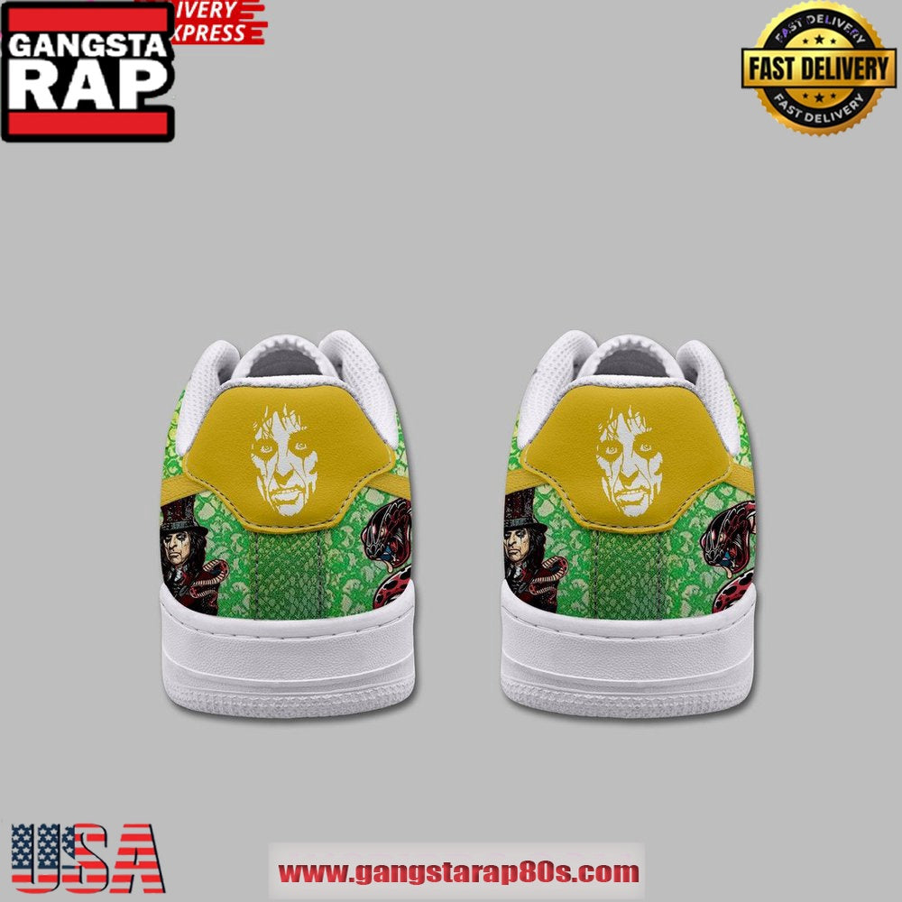 Alice Cooper Band Limited Edition Air Force 1 Running Sneakers Shoes