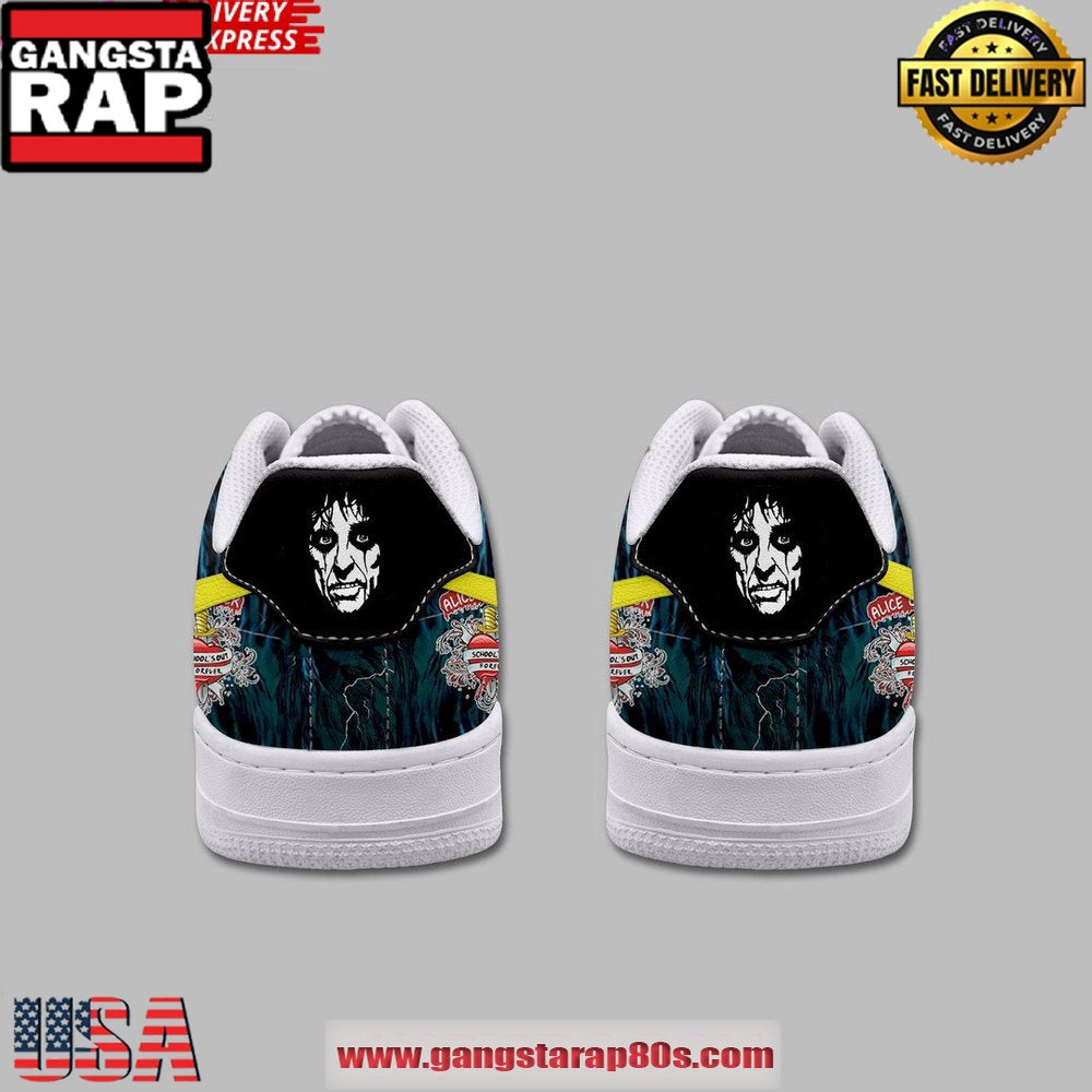 Alice Cooper Special Edition Air Force 1 Running Sneakers Shoes