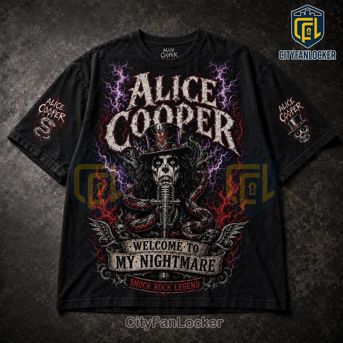 Alice Cooper Welcome To My Nightmare T-Shirt