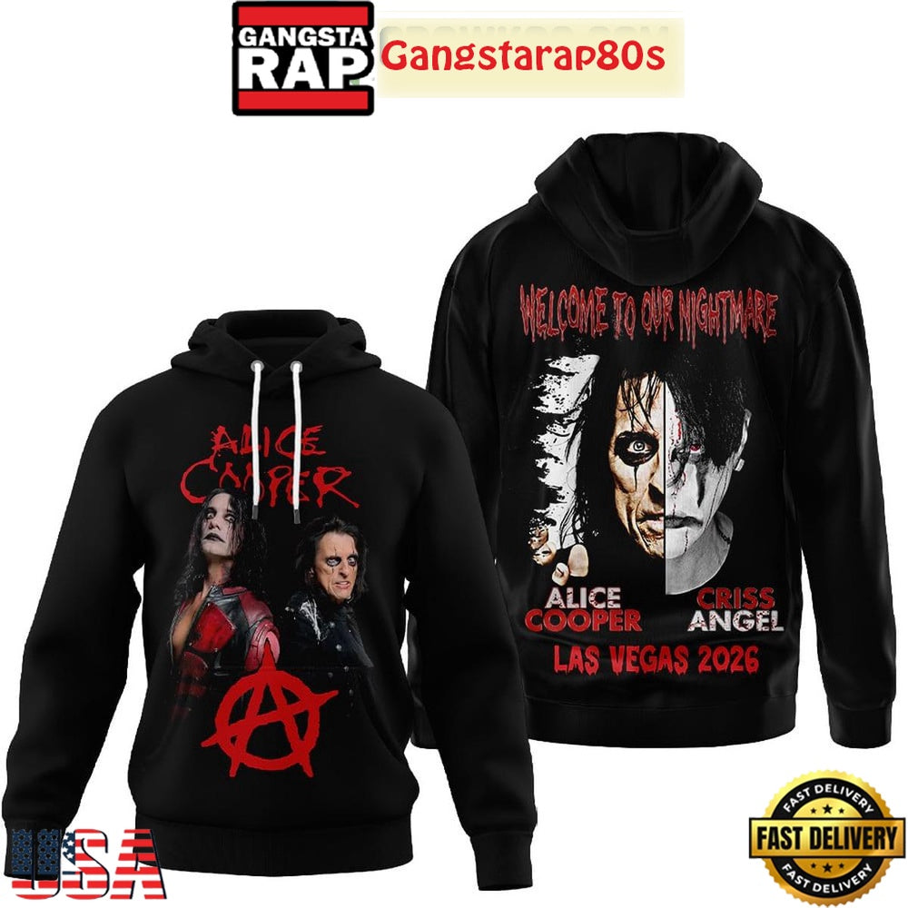 Alice Cooper Welcome To Our Nightmare Unisex Hoodie