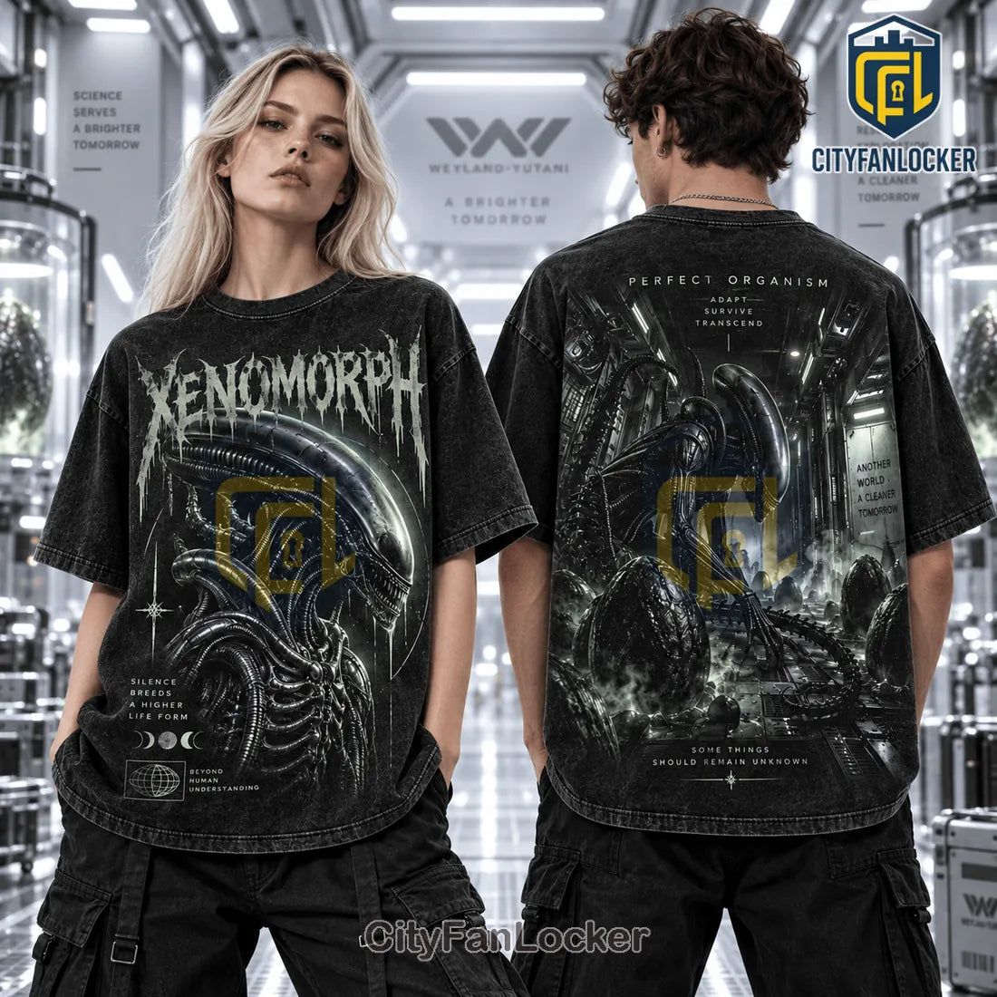 Alien Xenomorph Perfect Organism Wash T-Shirt