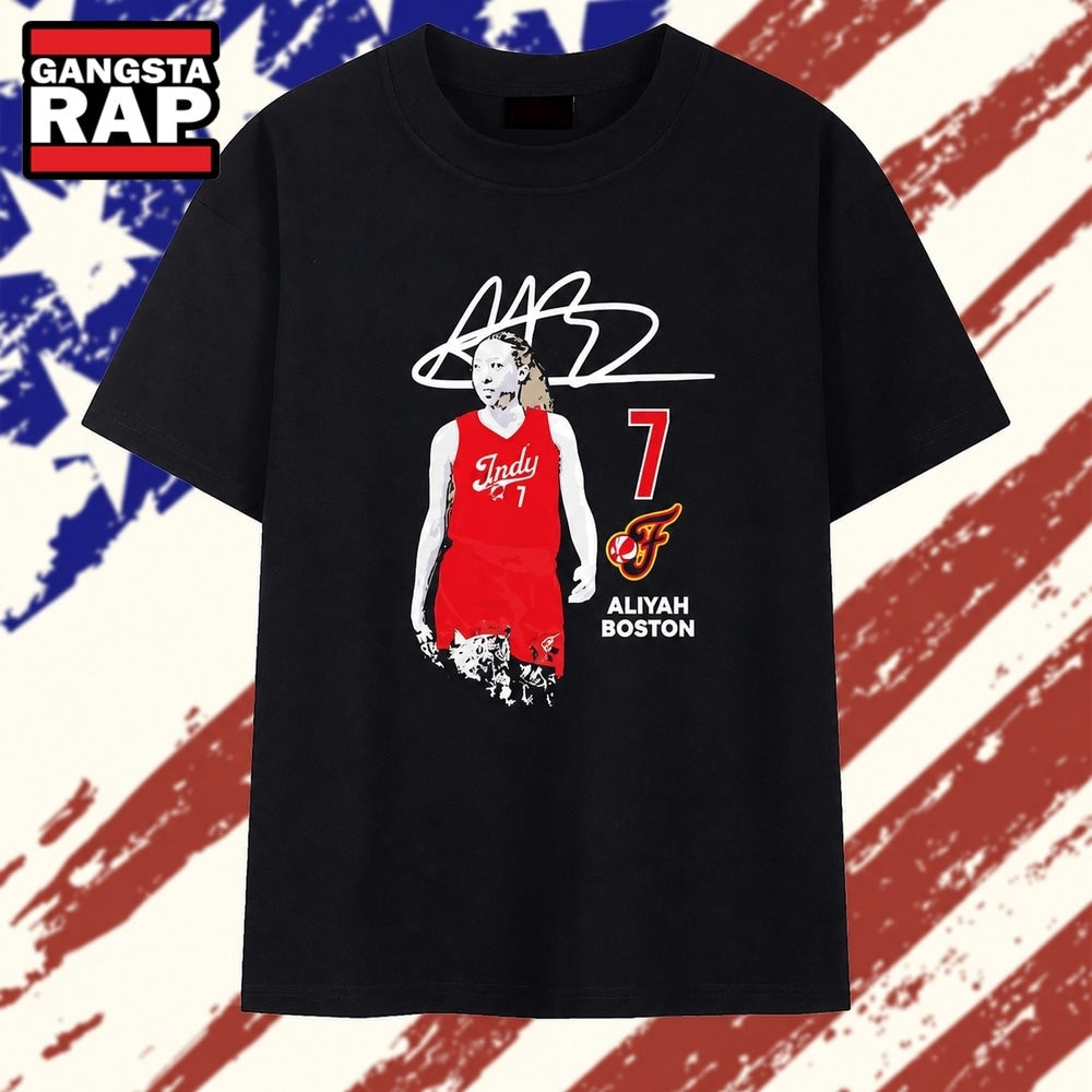 Aliyah Boston Indiana Fever 7 Signature T Shirt , Vintage Trending Shirt