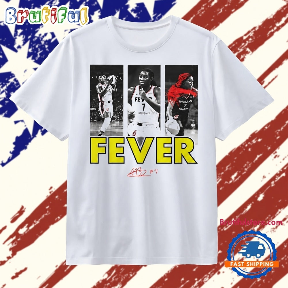 Aliyah Boston Indiana Fever Signature WNBA T Shirt