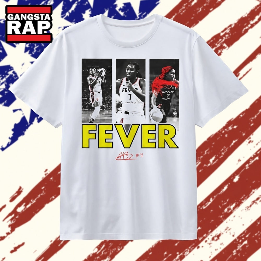 Aliyah Boston Indiana Fever Signature WNBA T Shirt