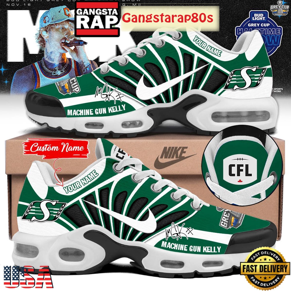 All CFL Team x Machine Gun Kelly Air Max Plus Shoes Running Sneakers