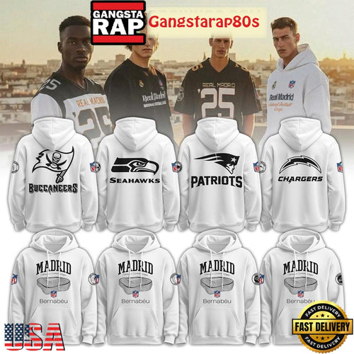 All NFL Team x The Madridistas Real Madrid Limited Edition Hoodie