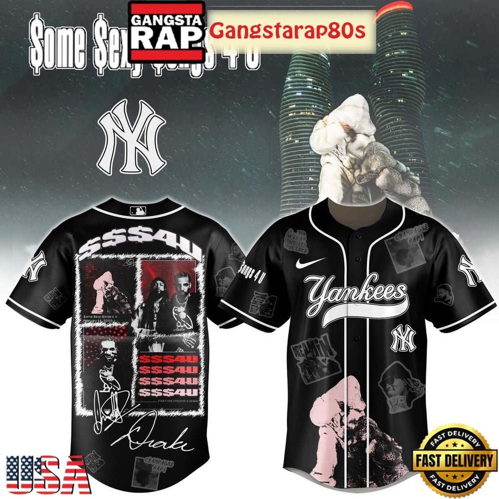 All Team MLB x PARTYNEXTDOOR & Drake $$$4U 2025 Special Baseball Jersey