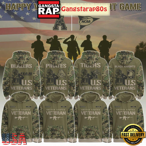 All Team NCAA Happy Birthday Veterans Day Night Unisex 3D Hoodie