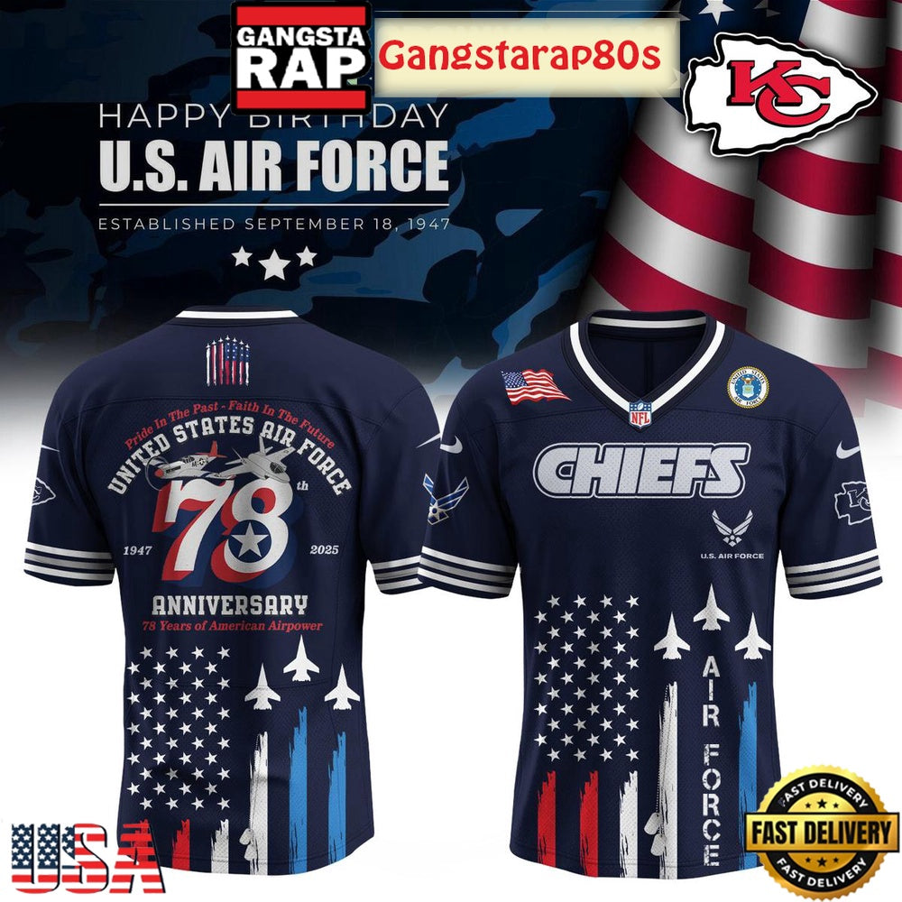 All Team NFL x The US Air Force 78th Birthday 2025 Football Jersey