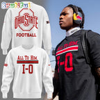 All to Him I-O Ohio State Buckeyes 2025 White Hoodie T-Shirt