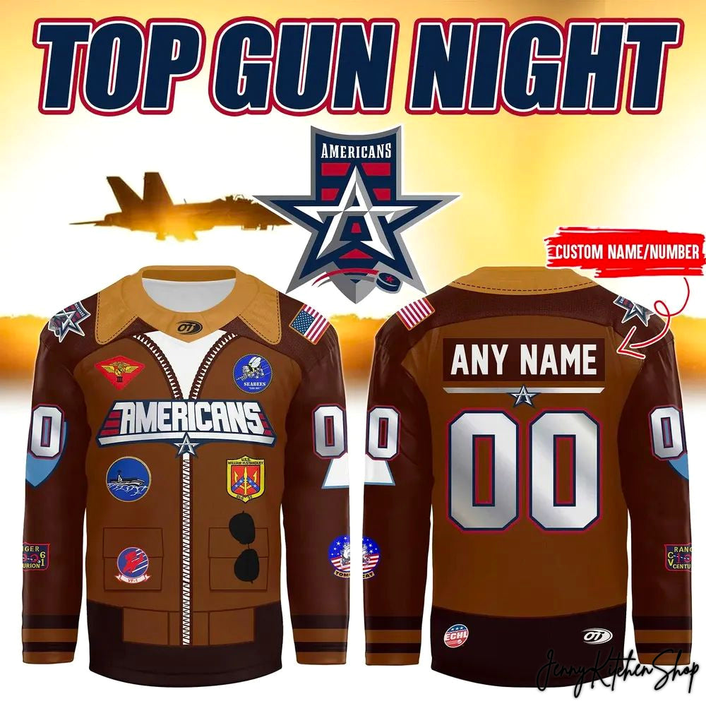 Allen Americans 2026 Top Gun Night Hockey Jersey