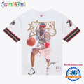 Allen Iverson Philadelphia 76ers White Playmaker T Shirt