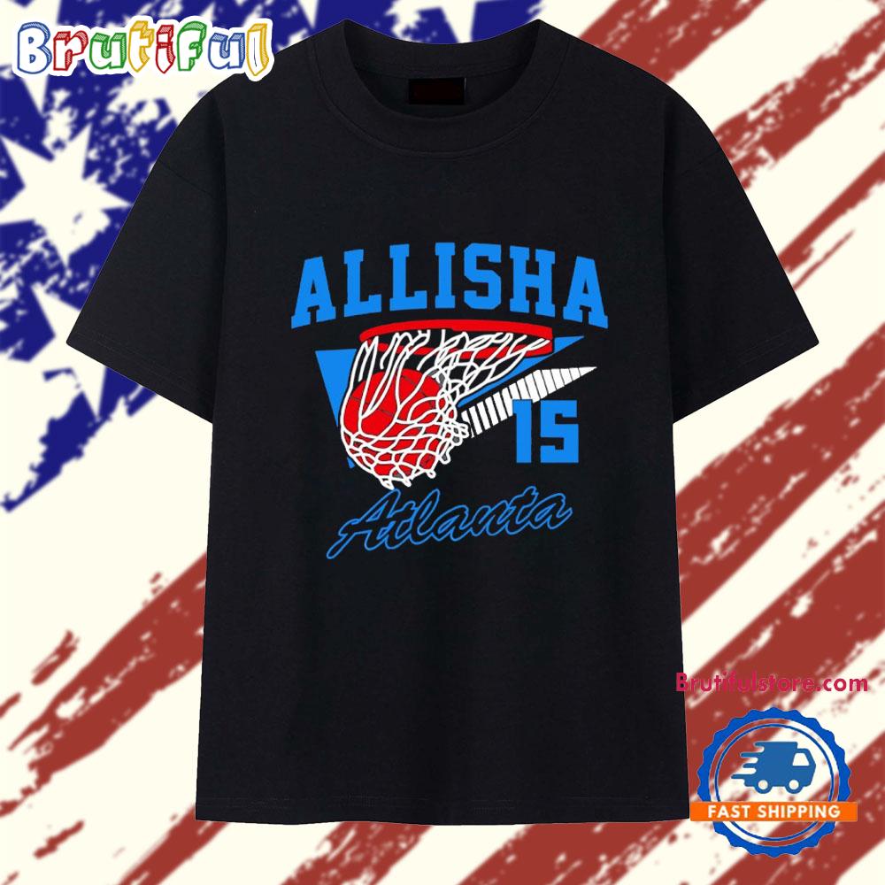 Allisha Gray #5 Atlanta Dream Hoop Swish T Shirt