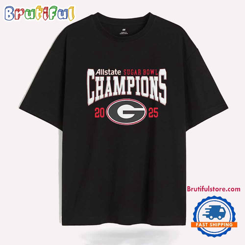Allstate Sugar Bowl Cfp 2025 Georgia Bulldogs Champions T Shirt