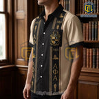 Alpha Phi Alpha Fraternity Sphinx Torch Hawaiian Shirt