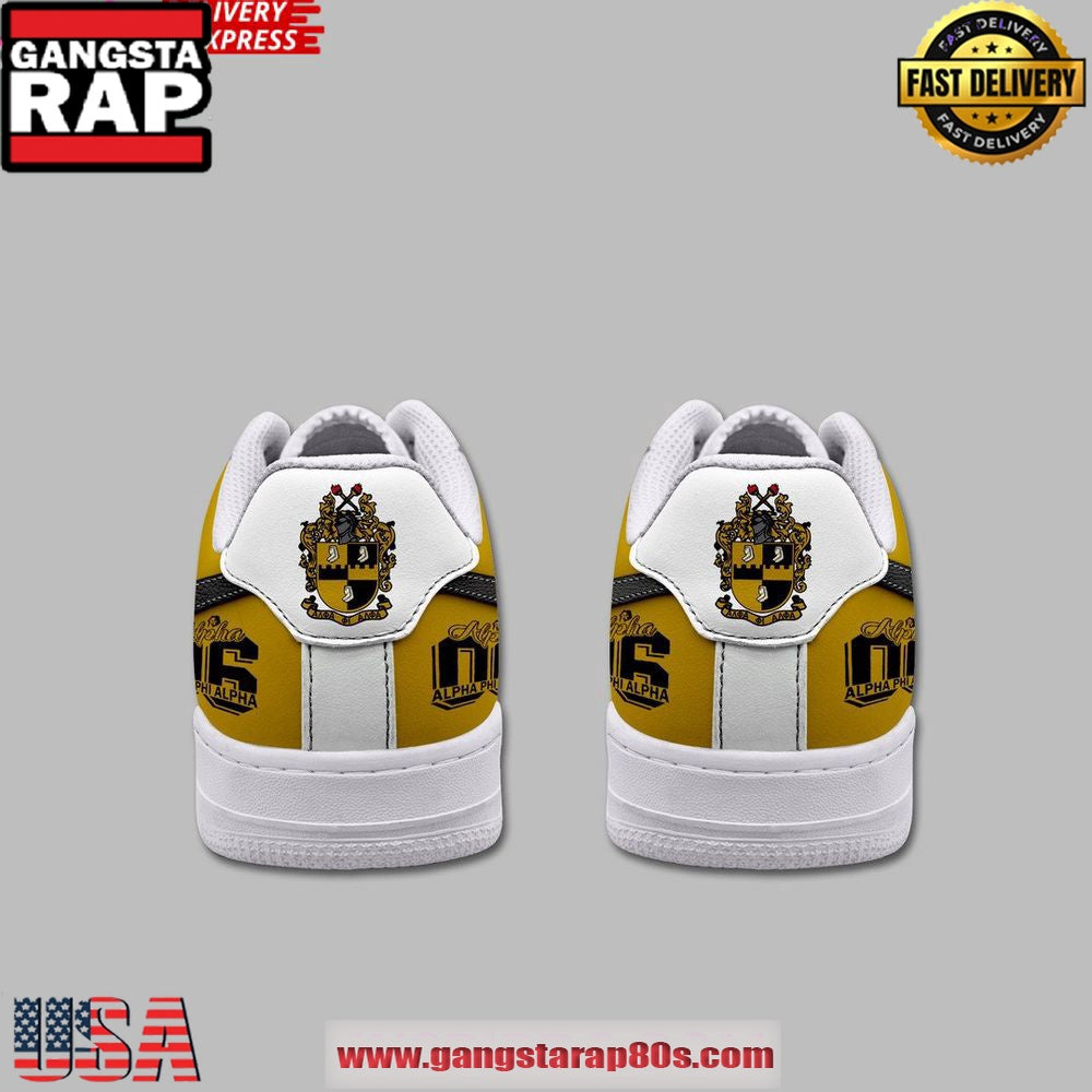 Alpha Phi Alpha Limited Edition Air Force 1 Shoes Running Sneakers