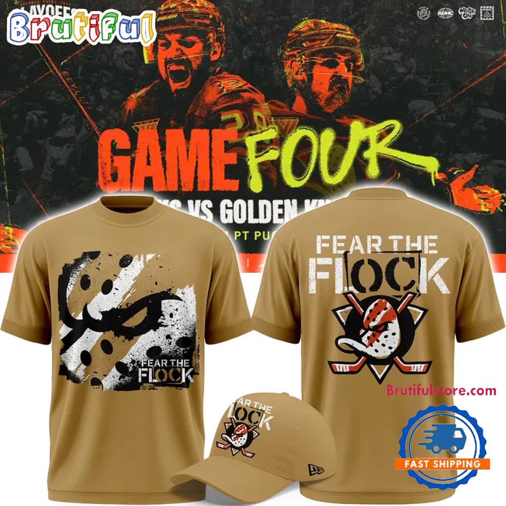 Anaheim Ducks 2026 Fear The Flock Playoff Limited Edition Hoodie T-Shirt