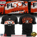 Anaheim Ducks Fear The Flock 2026 Playoffs Anaheim Hard Work T-Shirt