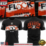 Anaheim Ducks Fear The Flock 2026 Playoffs Anaheim Hard Work T-Shirt