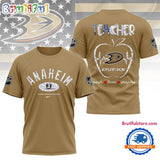 Anaheim Ducks NHL Teacher Appreciation Day 3D T Shirt
