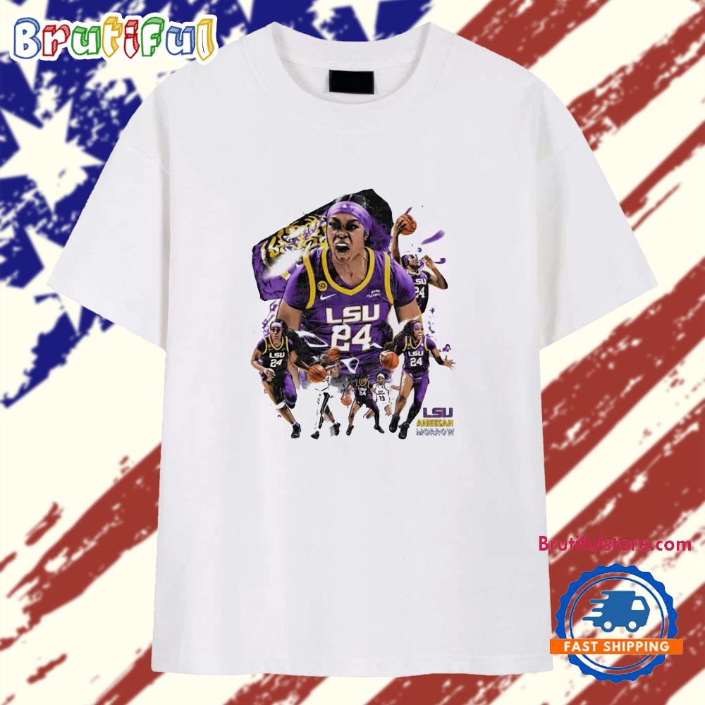 Aneesah Morrow Players LSU Tigers Graphic T Shirt