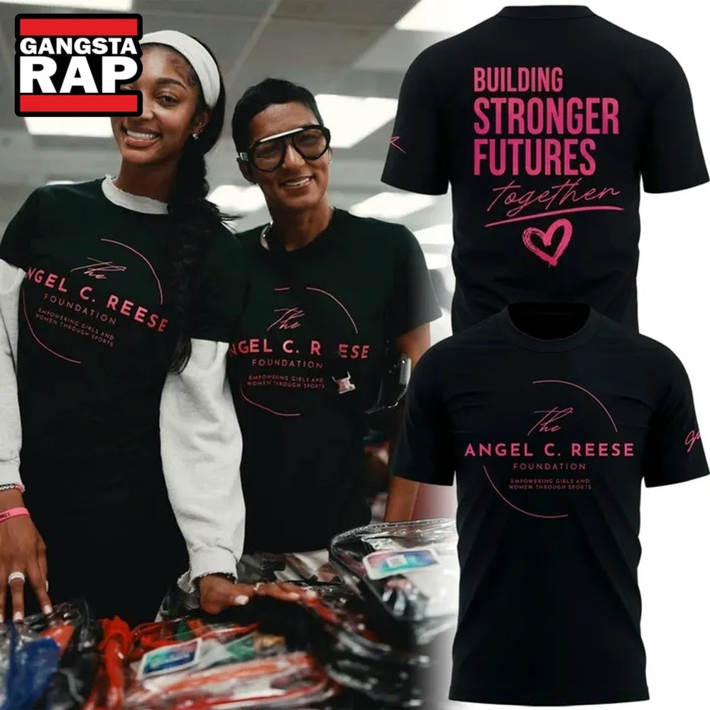 Angel C. Reese Foundation Signature 2026 T Shirt . Trending 3D Shirt
