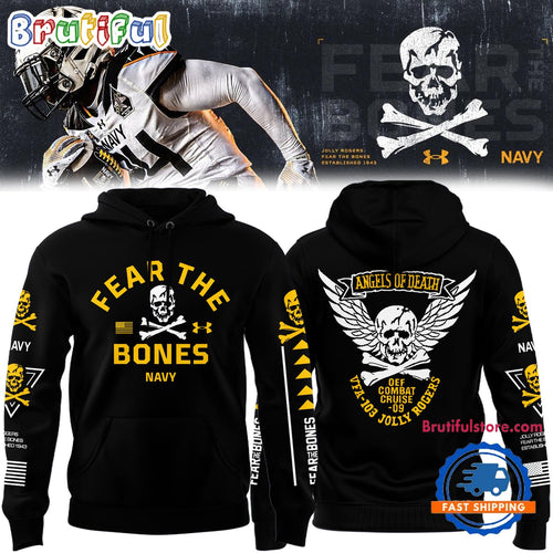 Angel Of Death Jolly Rogers Navy Midshipmen Hoodie Shirt