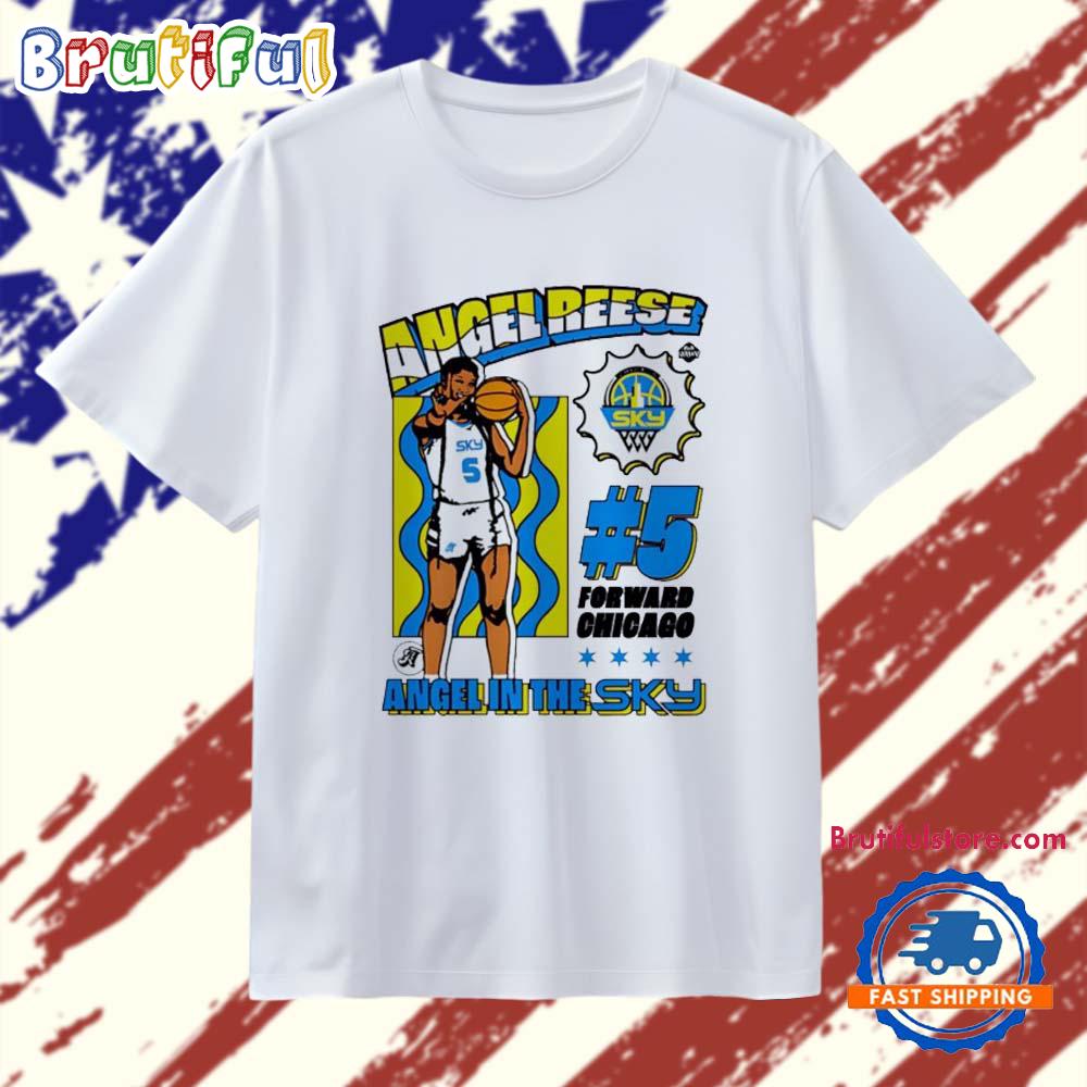 Angel Reese Chicago Sky Angel In The Sky T Shirt