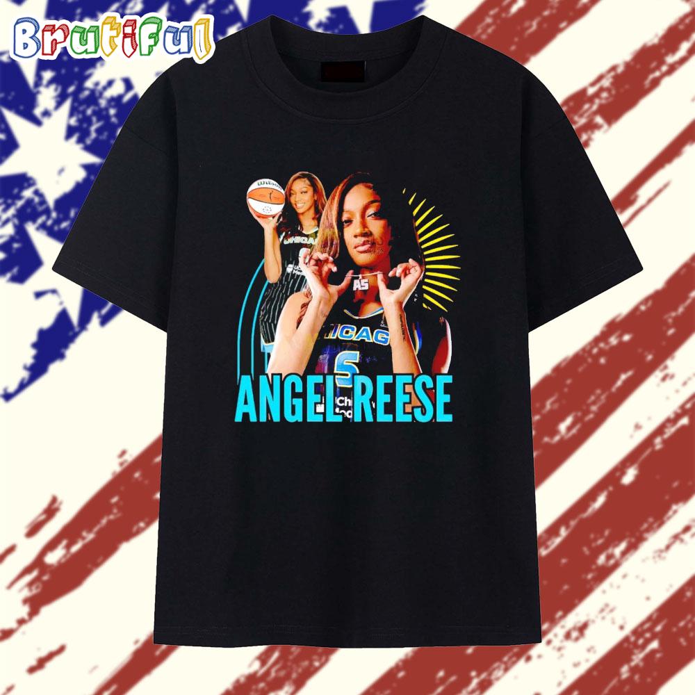Angel Reese Chicago Sky Picture Collage T Shirt