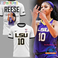 Angel Reese LSU Tigers Women’s Basketball 2024 White T Shirt