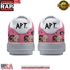 APT Bruno Mars x Ros? Limited Edition Air Force 1 Running Sneakers