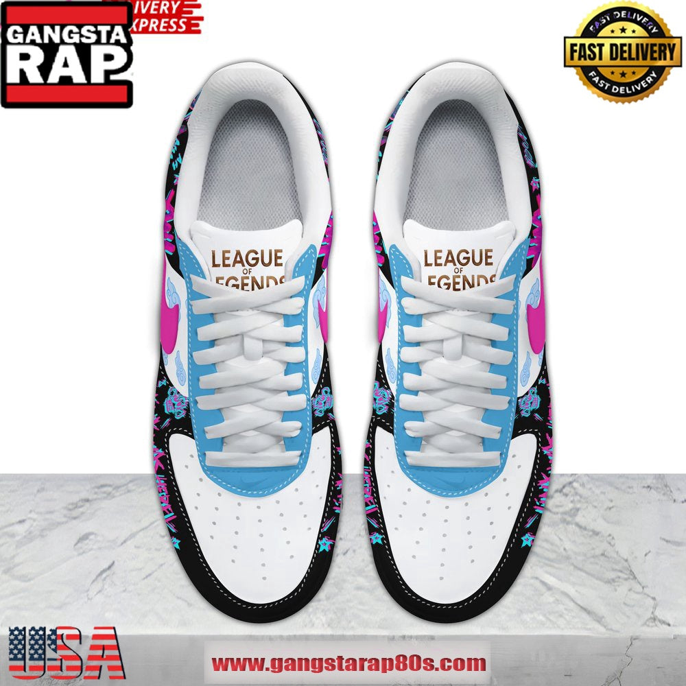 Arcane League of Legends Limited Edition Air Force 1 Running Sneakers Shoes