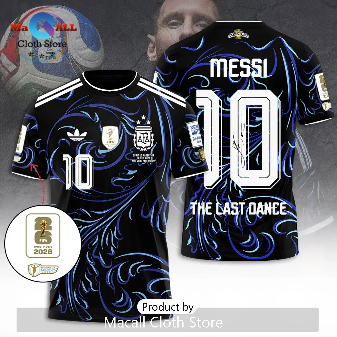 Argentina National Team Messi 2026 World Cup Hoodie