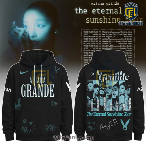 Ariana Grande Eternal Sunshine Tour Black Hoodie 2026