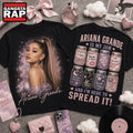 Ariana Grande Is My Jam Songs in Jars Front and Back Hoodie T-Shirt