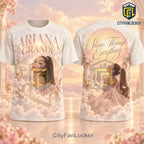 Ariana Grande Shine Through Everything Beige T-Shirt