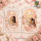 Ariana Grande Shine Through Everything Beige T-Shirt