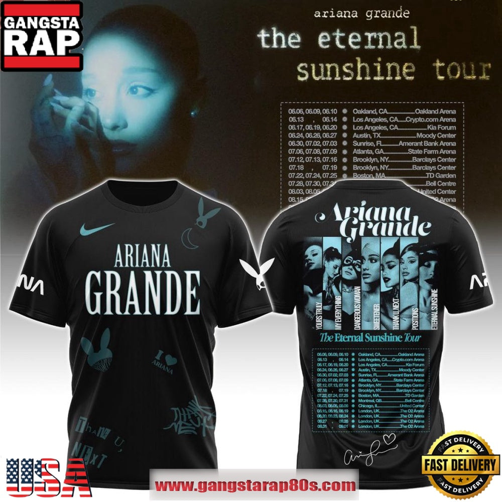 Ariana Grande The Eternal Sunshine Tour 2026 Limited Edition T-Shirt